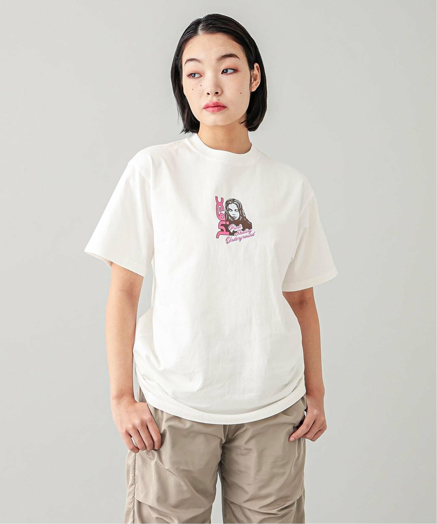 FACE AND LOGO S/S TEE X-girl  Tシャツ X-girl